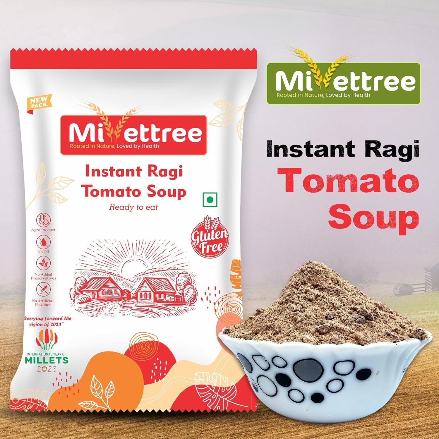 Millettree Instant Ragi Tomato Soup